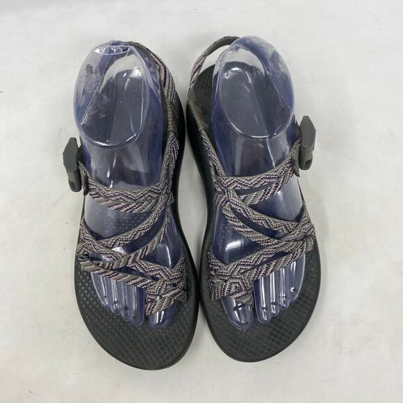 Chaco Womens Z/1 Classic Outdoor Hiking Sandals Gray Strappy Adjustable Size 8 - Picture 4 of 8